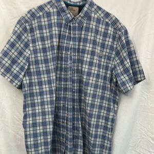 5.11 Tactical Blue and White Plaid Shirt